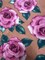 Pale Orange Multi Floral Print Stretch Mesh Fabric By the Yard
